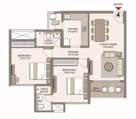 Chandak Sarvam Floor Plan