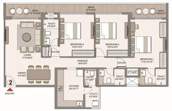 Chandak Sarvam Floor Plan